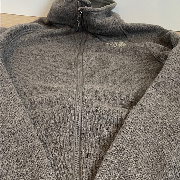 The North Face Women's Charcoal Ski Fleece Zip Up Small gray - Picture 7 of 9